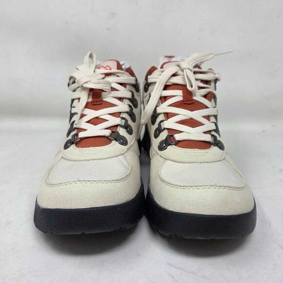 New women's 7.5 REI Trailmade waterproof hiking boots in Whitecap Gray / Rust - Picture 6 of 10